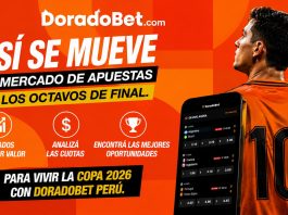 Octavos de la Copa 2026: partidos, horarios, historial y pronósticos Así se mueve el mercado de apuestas en los octavos de final. Conocé los mercados con mayor valor, analizá las cuotas y encontrá las mejores oportunidades para vivir la Copa 2026 con DoradoBet Perú.