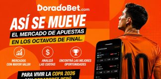 Así se mueve el mercado de apuestas en los octavos de final. Conocé los mercados con mayor valor, analizá las cuotas y encontrá las mejores oportunidades para vivir la Copa 2026 con DoradoBet Perú.