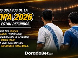 Los octavos de la Copa 2026 ya están definidos. Conocé los cruces, horarios, pronósticos y los mercados de apuestas con mayor valor para vivir cada partido con DoradoBet Guatemala.
