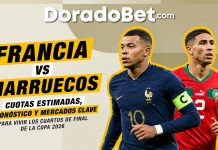 Francia vs Marruecos Cuotas estimadas, pronóstico y mercados clave para vivir los cuartos de final de la Copa 2026