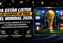 Ya están listos los cuartos de final del Mundial 2026. Revisá fechas, horarios en Costa Rica y los cruces más esperados para apostar con estrategia en DoradoBet Costa Rica misma medidas de las imagenes anteriores