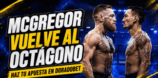 Pelea estelar para la noche de sábado 11 de junio. Conor vuelve después de 5 años a pelear. Pronostica en DoradoBet.