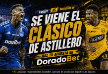 Haz tu pronóstico en el duelo más esperado de la fecha en DoradoBet Ecuador.