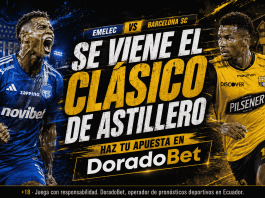 Haz tu pronóstico en el duelo más esperado de la fecha en DoradoBet Ecuador.