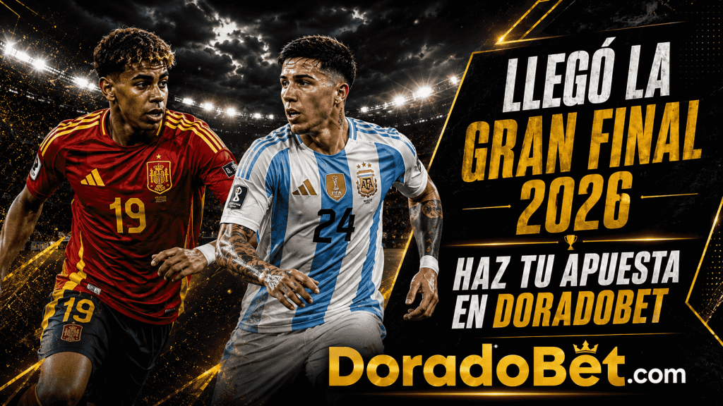 Llegó la gran final de la Copa 2026. Analiza los mejores mercados y apuesta en DoradoBet Panamá.