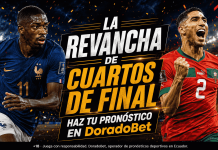 Francia vs Marruecos: la revancha que cuatro años después vuelve a paralizar al fútbol Analiza el duelo entre Francia y Marruecos que abren los cuartos de final de la Copa Mundo. Realiza tu pronóstico en DoradoBet Ecuador.