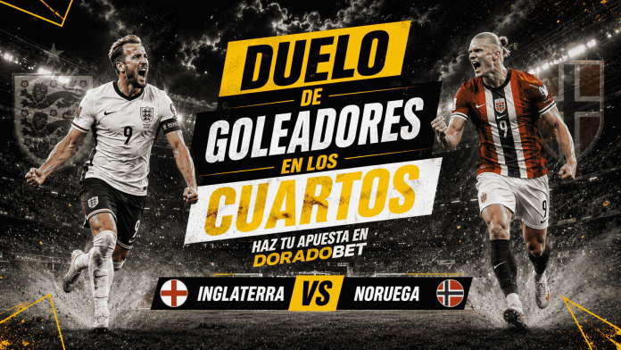 El duelo de dos goleadores de talla mundial se llevan las miradas en los cuartos de final. Analiza y apuesta en Doradobet en el partido Inglaterra vs Noruega.