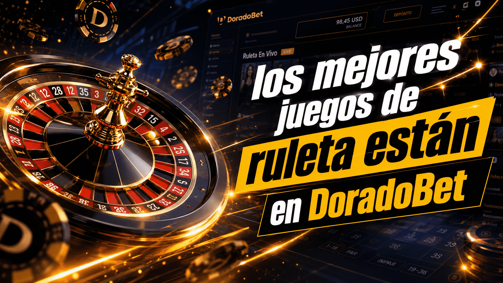 Conoce los mejores juegos de ruleta online y juega en tu casino online de DoradoBet.