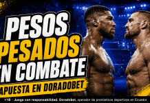 Pelea de peso pesado entre Joshua vs Prenga. Analiza el combate y haz tu pronóstico deportivo en DoradoBet Ecuador.