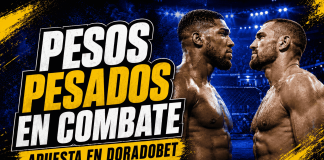 Pelea de peso pesado entre Joshua vs Prenga. Analiza el combate y haz tu pronóstico deportivo en DoradoBet Ecuador.