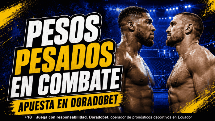 Pelea de peso pesado entre Joshua vs Prenga. Analiza el combate y haz tu pronóstico deportivo en DoradoBet Ecuador.