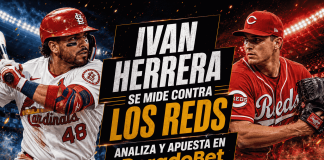 Conoce el contexto del duelo entre Reds vs Cardinals. Todo lo que debes saber y mejores mercados en DoradoBet Panamá.