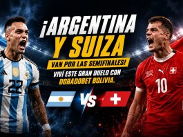 Argentina y Suiza disputan los cuartos de final de la Copa 2026 en un partido decisivo por el pase a las semifinales.