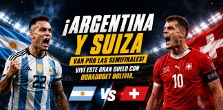 Argentina y Suiza disputan los cuartos de final de la Copa 2026 en un partido decisivo por el pase a las semifinales.