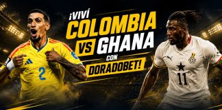 Colombia vs Ghana por los dieciseisavos de final del Mundial 2026 con pronóstico y apuestas deportivas en DoradoBet El Salvador.