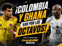Colombia vs Ghana por los dieciseisavos de final del Mundial 2026 con pronóstico y apuestas deportivas en DoradoBet Bolivia.