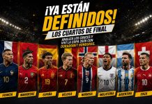 Selecciones clasificadas a los cuartos de final de la Copa 2026