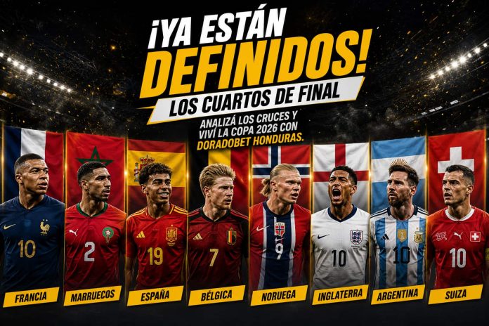 Selecciones clasificadas a los cuartos de final de la Copa 2026