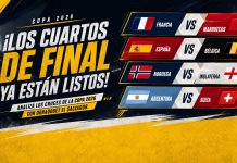 Cuadro con los cruces confirmados de los cuartos de final de la Copa 2026 y las selecciones clasificadas rumbo a las semifinales.