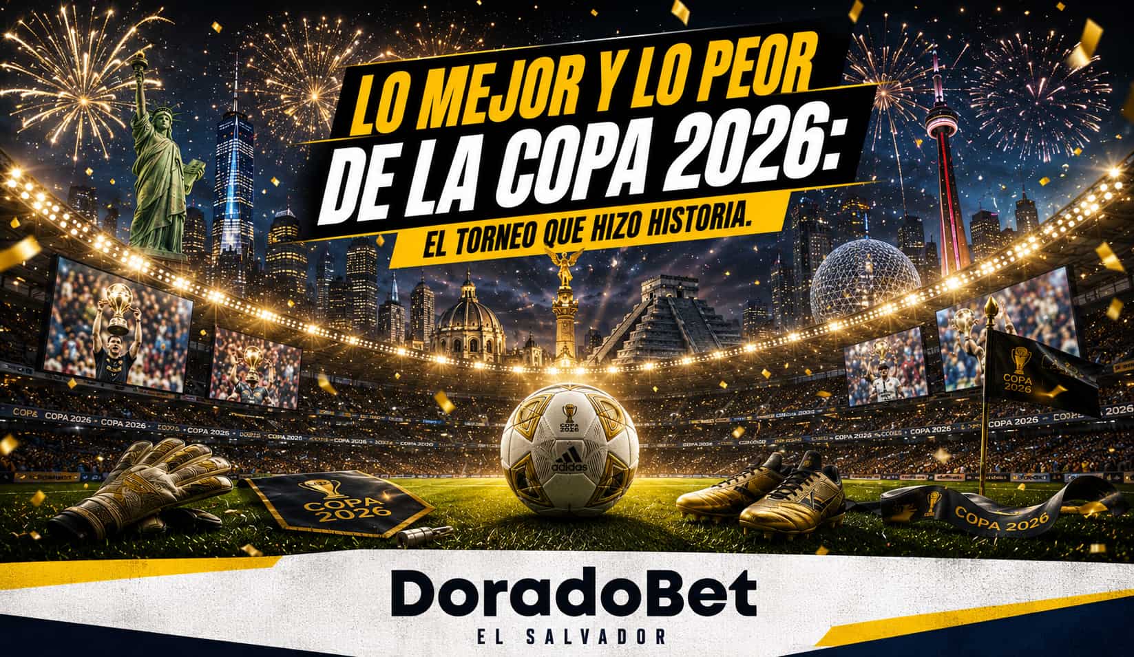 Lo bueno y lo malo de la Copa 2026: análisis del torneo en DoradoBet El Salvador