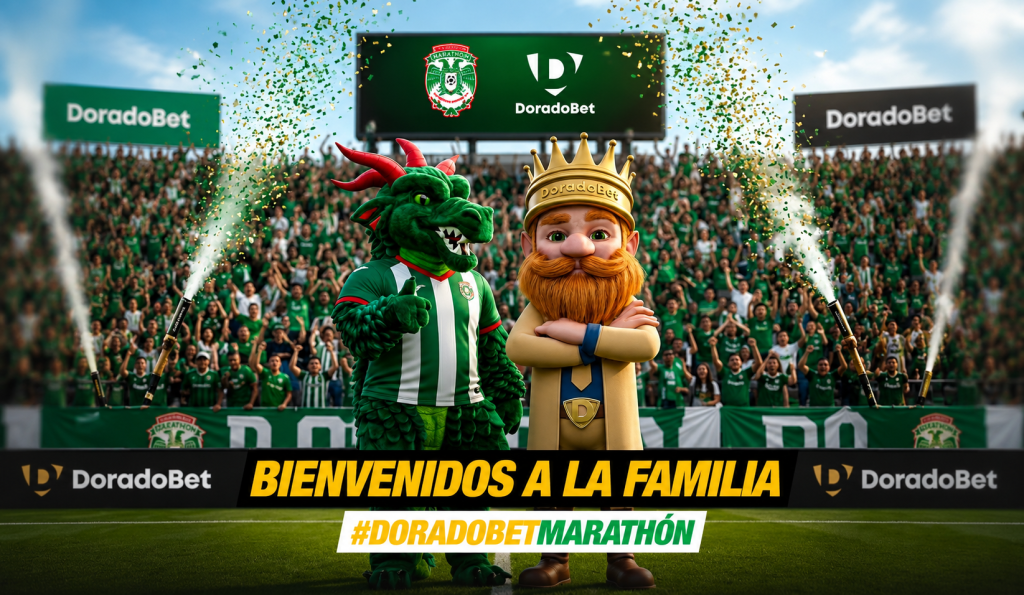 DoradoBet y Club Deportivo Marathón anuncian su alianza como patrocinador oficial en Honduras.