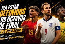 Cuadro de los octavos de final de la Copa 2026 con los equipos clasificados y cruces para apostar en DoradoBet Bolivia.