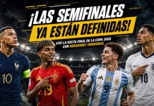 Las selecciones clasificadas disputan las semifinales de la Copa 2026 en busca del pase a la gran final.