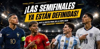 Las selecciones clasificadas disputan las semifinales de la Copa 2026 en busca del pase a la gran final.