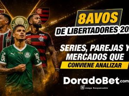 Empiezan los octavos de la Libertadores. Analizá las series y los mejores mercados para apostar.