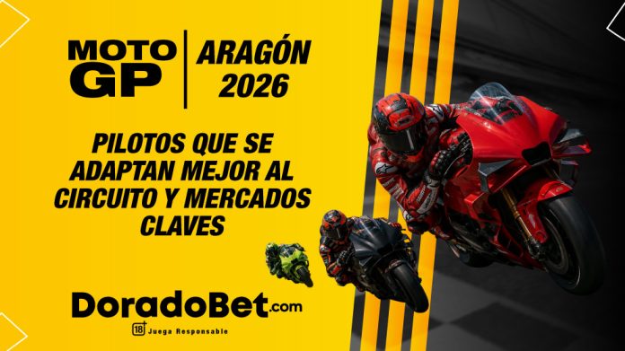 MotoGP Aragón 2026 exige precisión. Conocé los pilotos y mercados para seguir Aragón 2026.