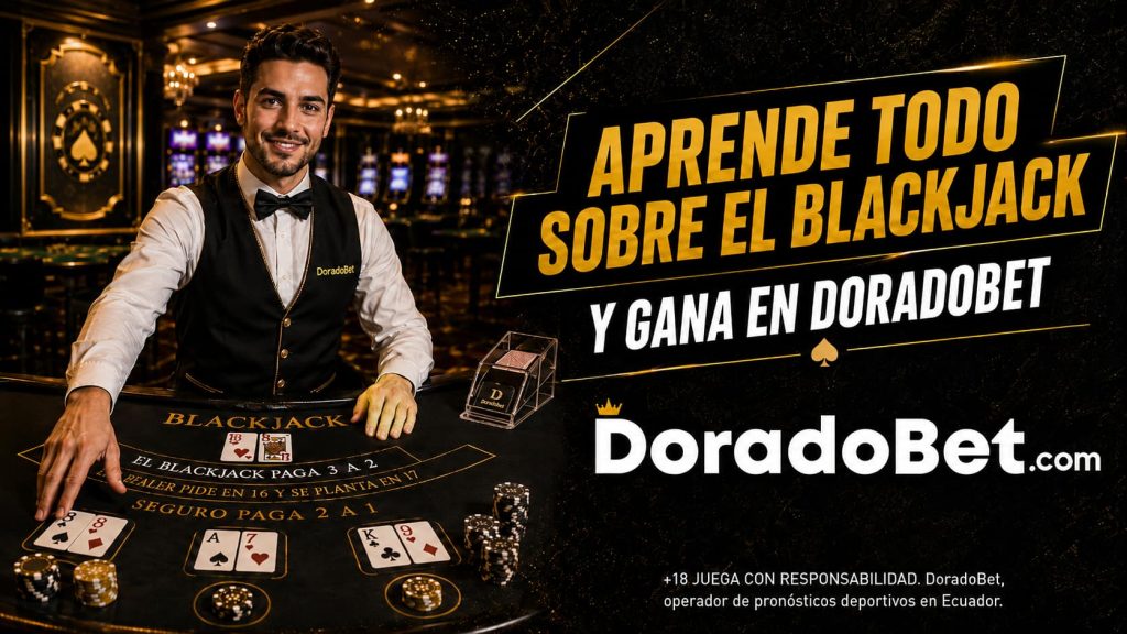 Conoce y aprende sobre el Blackjack del casino online en Doradobet Ecuador.