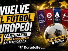 ¡Vuelve el fútbol europeo! 5 partidazos para arrancar la temporada. tema: ligas europeas