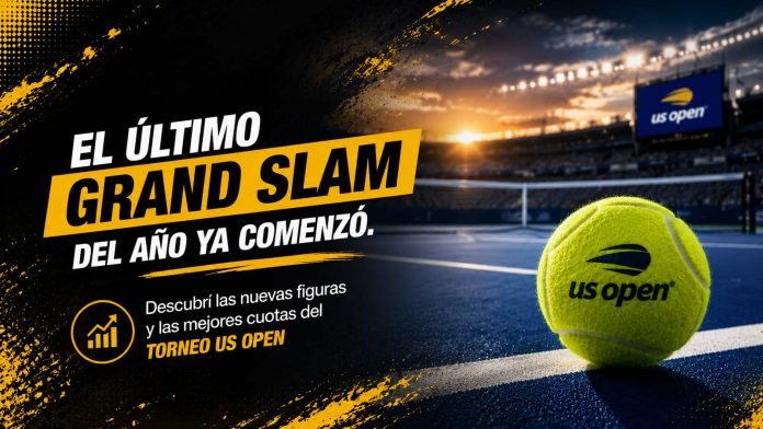 El último Grand Slam del año ya comenzó. Descubrí las nuevas figuras y las mejores cuotas del torneo Us Open