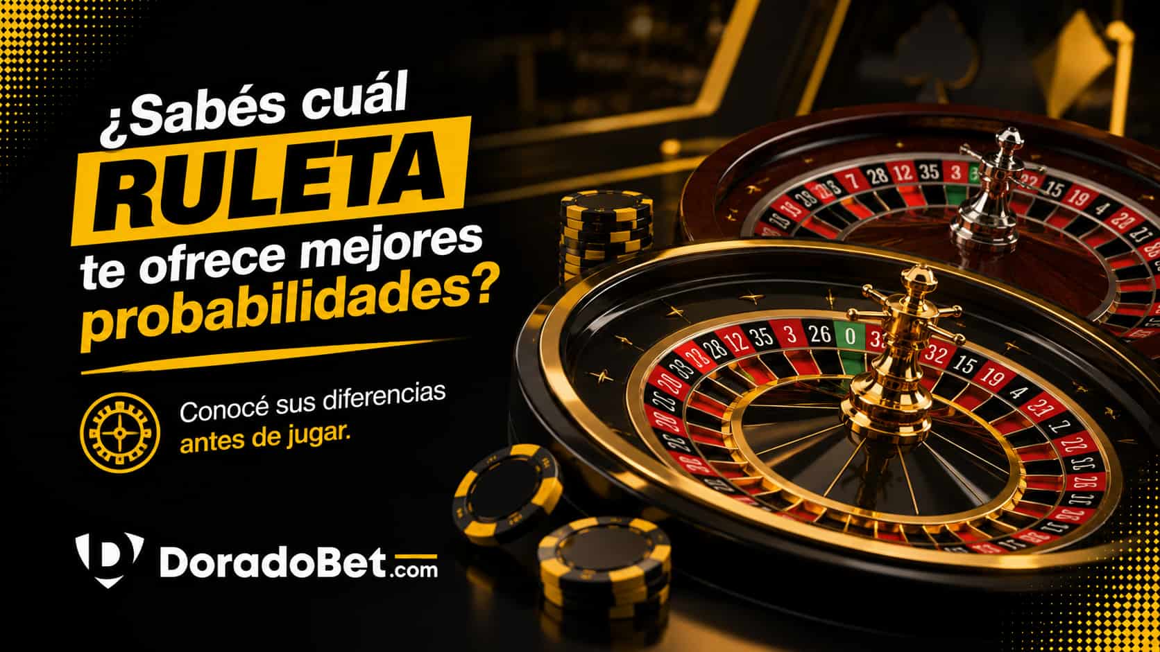 ¿Sabés cuál ruleta te ofrece mejores probabilidades? Conocé sus diferencias antes de jugar. Ruleta europea o americana