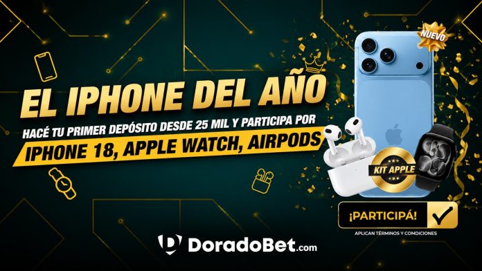 Tu próxima apuesta puede acercarte a un nuevo Kit Apple. Conocé cómo participar en la promoción de DoradoBet Costa Rica. Tu próxima apuesta puede acercarte a un nuevo Kit Apple. Conocé cómo participar en la promoción de DoradoBet Costa Rica.