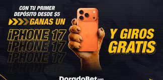Gana con DoradoBet Ecuador un IPhone 17 y muchos premios más.