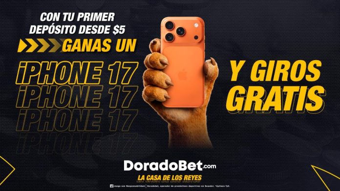 Gana con DoradoBet Ecuador un IPhone 17 y muchos premios más.