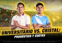 Universitario vs. Sporting Cristal: pronóstico y cuotas Universitario vs Sporting Cristal.La Liga 1 entra en su etapa más emocionante. Revisá las mejores cuotas para apostar en DoradoBet.