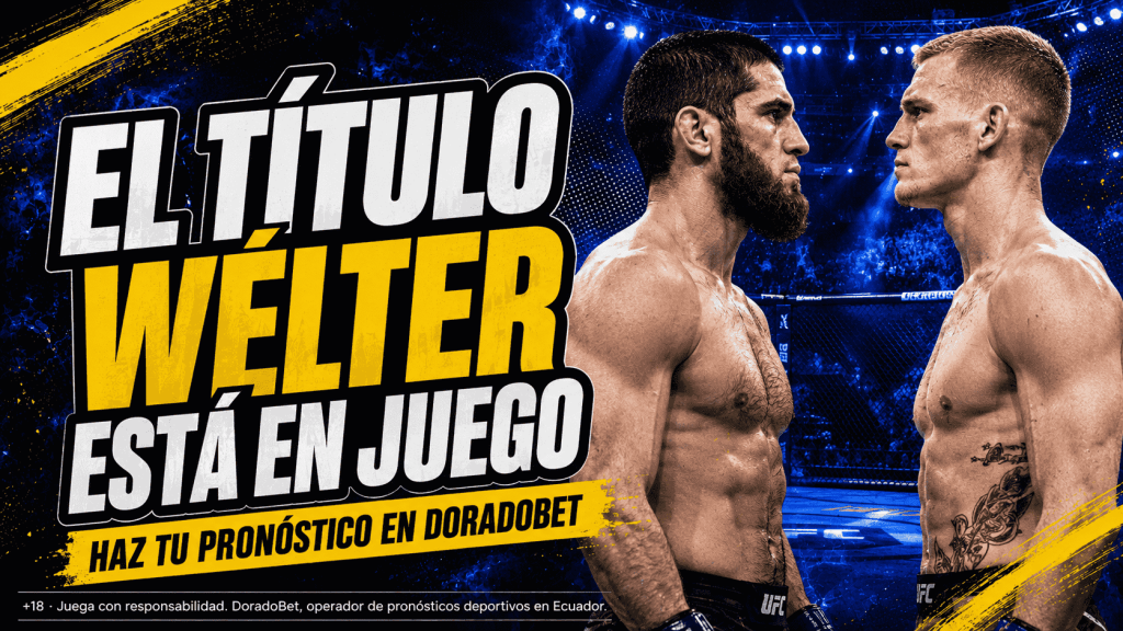 Islam Makhachev vs Ian Machado Garry en UFC 330 en DoradoBet