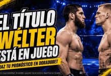 Islam Makhachev vs Ian Machado Garry en UFC 330 en DoradoBet