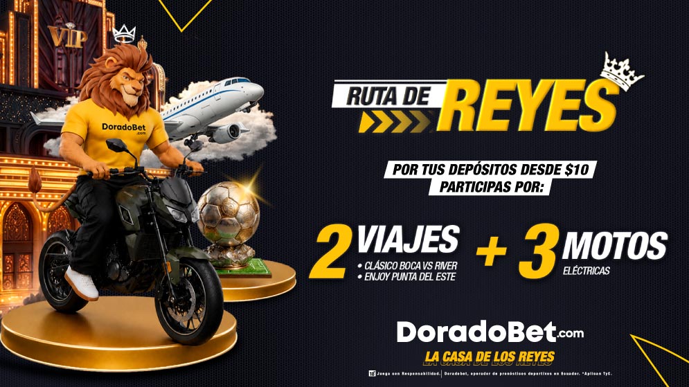 Conoce el sorteo Ruta de Reyes de DoradoBet Ecuador, sé un ganador.