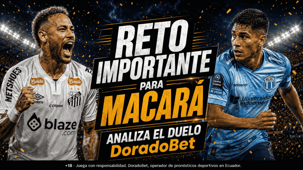Santos vs Macará por la Copa Sudamericana 2026 .