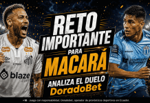 Santos vs Macará por la Copa Sudamericana 2026 .