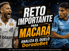 Santos vs Macará por la Copa Sudamericana 2026 .