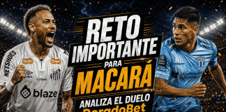 Santos vs Macará por la Copa Sudamericana 2026 .