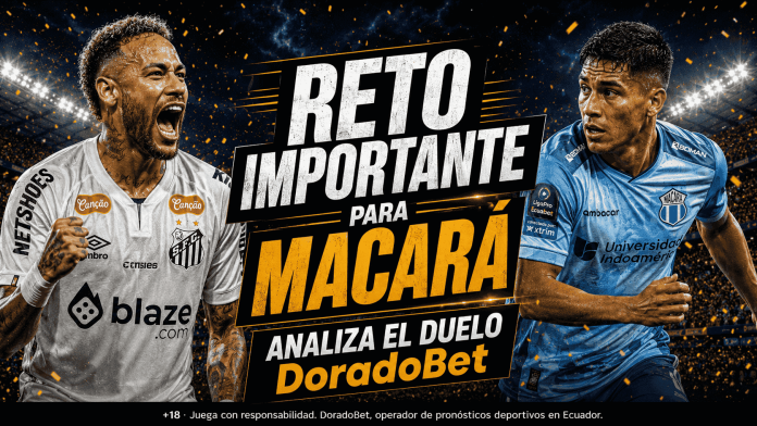 Santos vs Macará por la Copa Sudamericana 2026 .