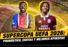 Supercopa UEFA 2026: pronóstico, cuotas y mejores apuestas Los campeones de Europa se enfrentan por el primer título de la temporada. Descubrí el pronóstico, las cuotas y los mercados más atractivos. Supercopa UEFA 2026