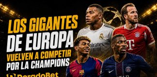Champions League 2026-27 con sorteo, equipos clasificados y apuestas deportivas en DoradoBet Bolivia.
