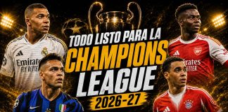 Champions League 2026-27 con equipos clasificados, sorteo y apuestas deportivas en DoradoBet El Salvador.