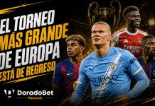 Champions League 2026-27 con sorteo, equipos clasificados y apuestas deportivas en DoradoBet Panamá.
